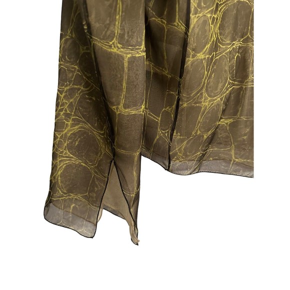 Herve Leger Paris Silk Blend Sheer Top Size US 6 - Picture 10 of 16